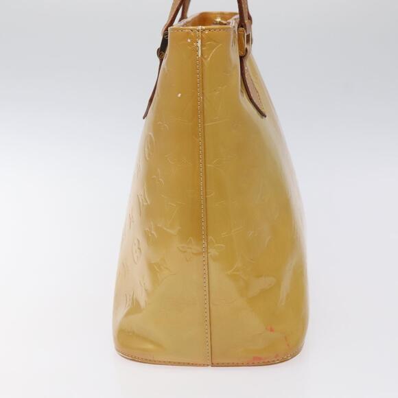 LOUIS VUITTON Monogram Vernis Houston Hand Bag Beige M91004 - Picture 5 of 13